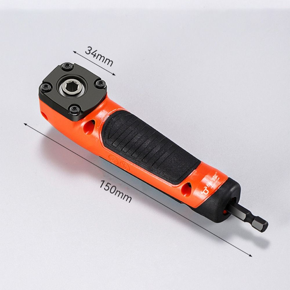 Адаптер сверлильного хвостовика под шестигранник 1/4 дюйма Держатель гнезда для сверл Прочный Сверлильный адаптер 90° Ремонт