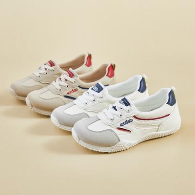 Кроссовки для бега для женщин, повседневная спортивная обувь для ходьбы, удобные теннисные туфли на толстой платформе, женская нескользящая легкая спортивная обувь со шнуровкой