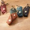 Mini Cowhide Key Organizer Cowhide Portable Key Case New Handmade Mini Key Case Women
