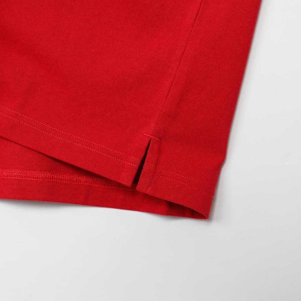 Champion Men's Basic Polo Shirt with Embroidered Script Logo, Size M, Red Brick, C3-X361Z, Short Sleeve, 100% Cotton, Amazon.co.jp Exclusive