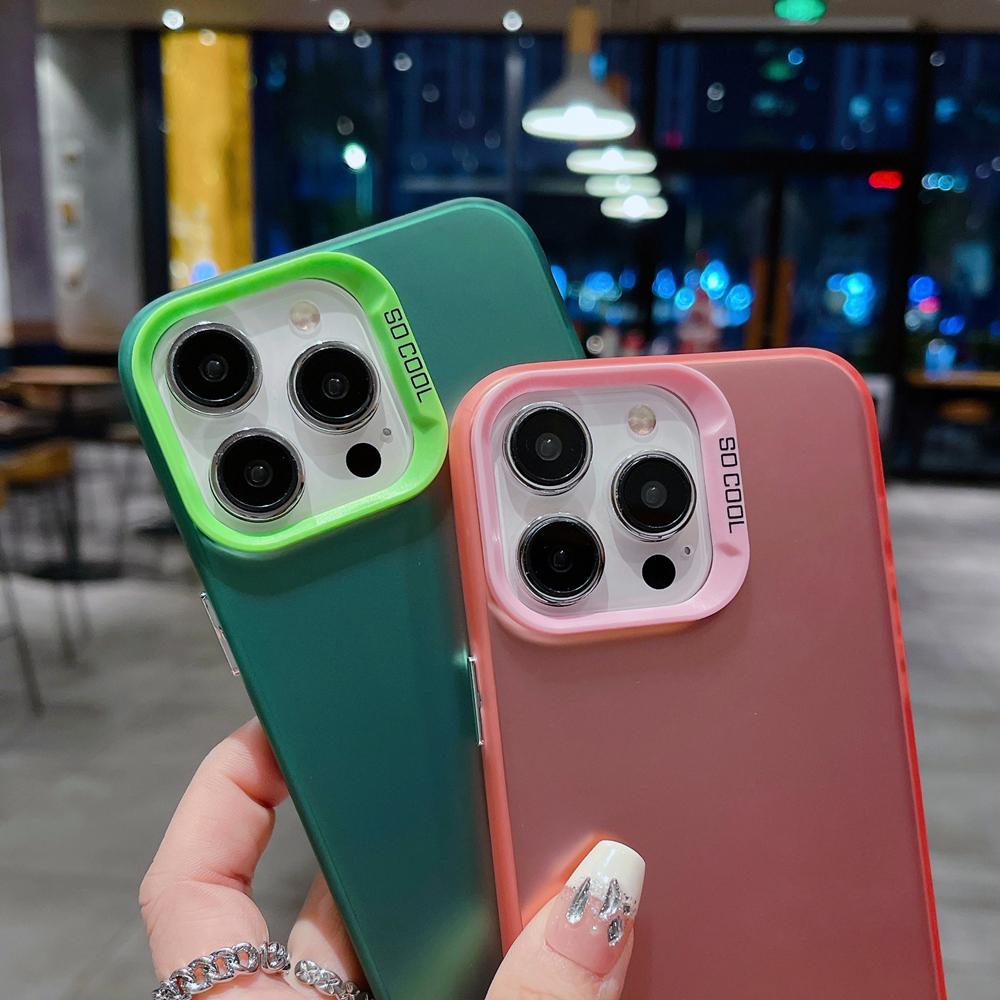 KEYSION Металлический матовый чехол Aurora Skin для iPhone 12 11 Pro Max, силиконовый противоударный чехол для iPhone SE 3 2020 XS Max XR