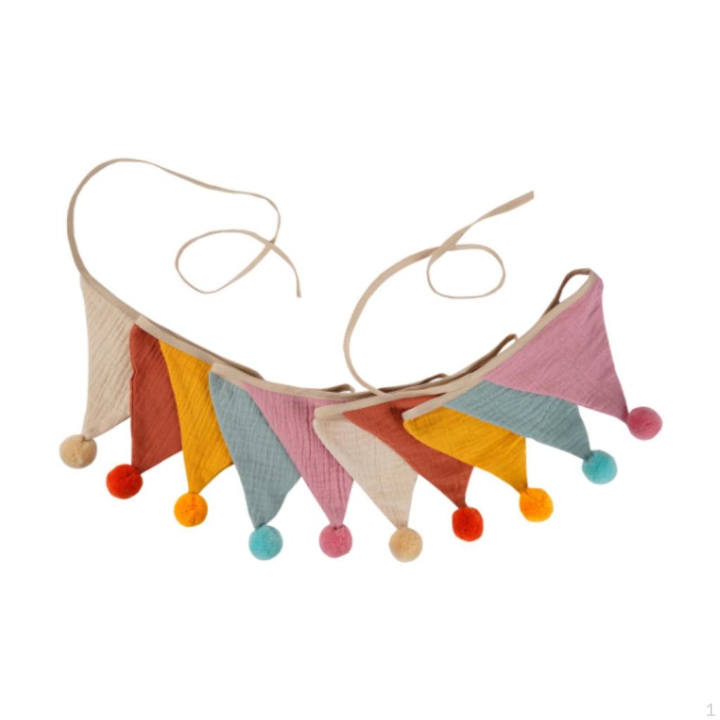 Ткань Баннер Вымпел Флаг Красочные Украшения Праздничные Принадлежности Фотобудка Реквизит Знаки