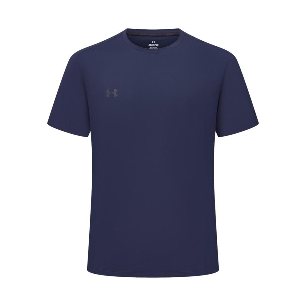 Under Armour Short Sleeved T Shirts Unisex Navy Blue 26500508-409