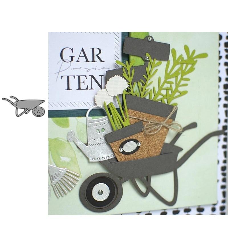 Bucket Truck Metal Cutting Dies Set for DIY Scrapbooking Greeting Card Making Paper Embossing Craft