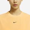 Nike Sportswear Tech Pack Logo Crew Neck Short Sleeve T-Shirt Women Tops Light-Melon-Orange DC8116-884