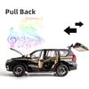 Масштаб 1/18 Toyota Prado, литая под давлением модель автомобиля, металлический сплав, коллекционные автомобили, игрушки со звуком и светом, автомобиль для детей и взрослых, подарки