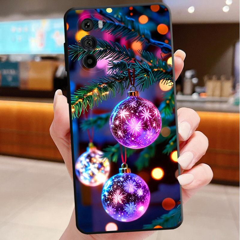 Merry Christmas Tree Funda Phone Case For Motorola Edge 50 40 Pro 60 50 40 30 Ultra Neo Fusion Moto G Play G Stylus G Power G