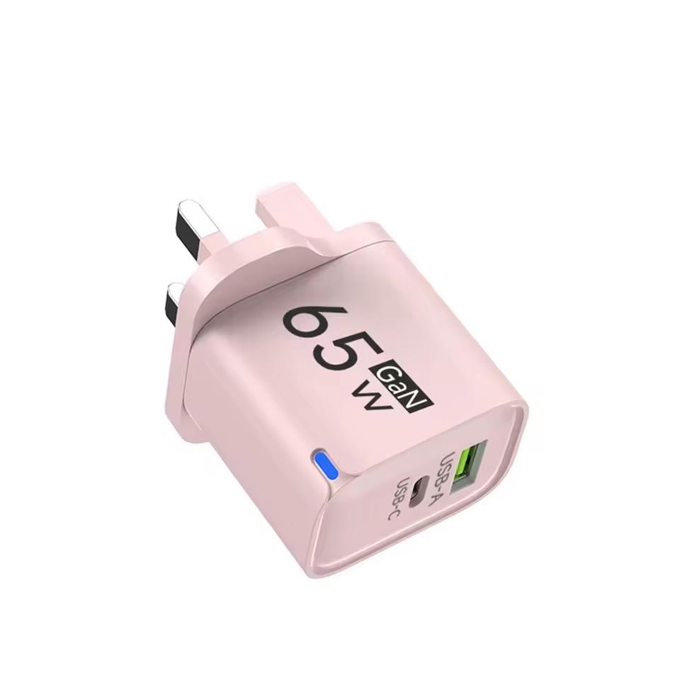USB 65 Вт Быстрая зарядка Зарядное устройство Type C Высокоскоростная зарядка Адаптер питания для настенной розетки для мобильного телефона Для iPhone Honor Xiaomi Huawei Samsung Oneplus