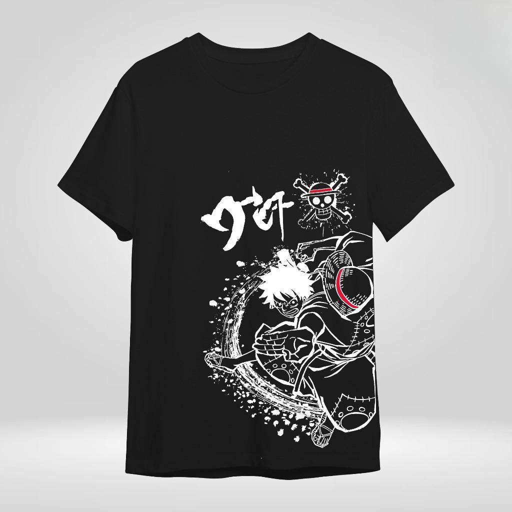 Американская ретро унисекс футболка Луффи Мужская хлопковая футболка Лето Новая ретро мода Мужская и женская уличная одежда