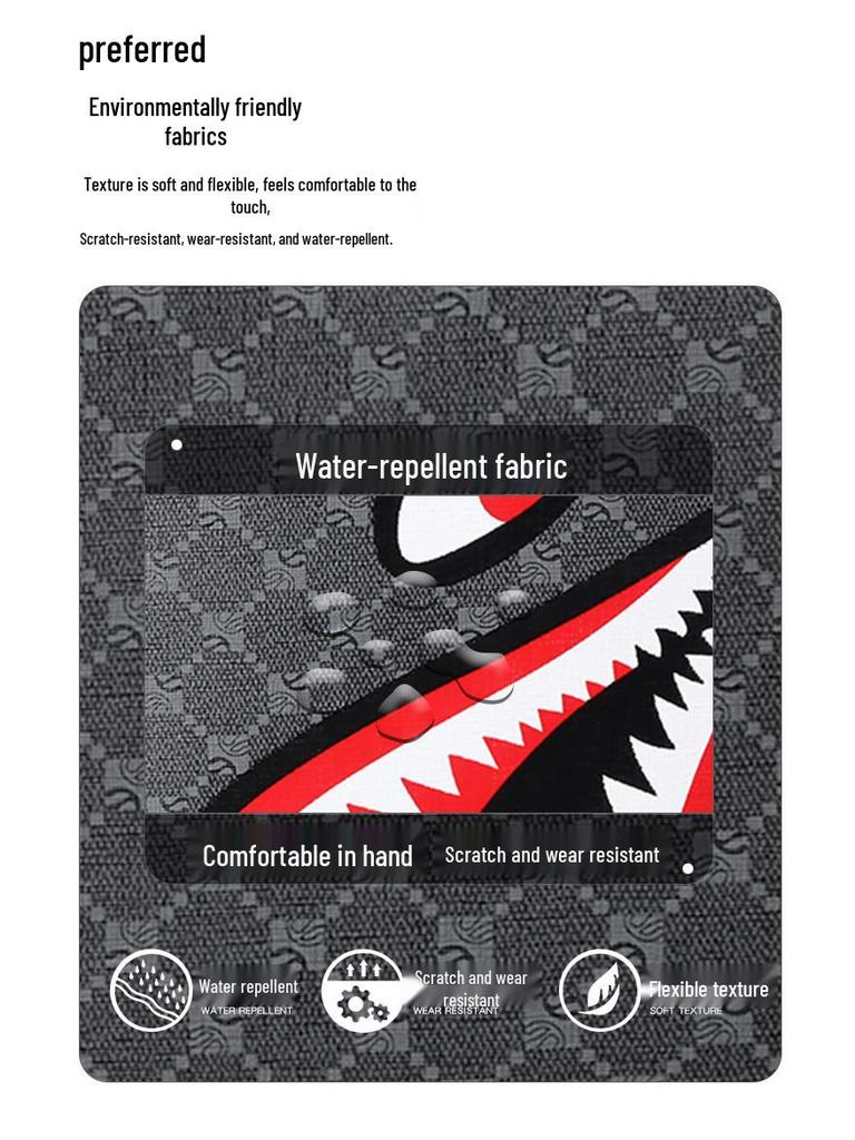 Мужская повседневная сумка через плечо в виде акулы: Деловой рюкзак и сумка-кроссбоди большой вместимости для кампуса