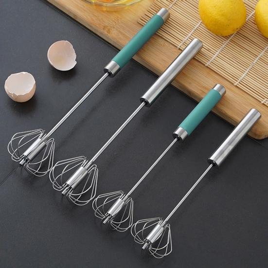 1/3 шт. полуавтоматический венчик для взбивания яиц, блендер из нержавеющей стали, ручной нажимной роторный венчик для выпечки, приготовления пищи, вращение на 360 градусов, инструмент для миксера