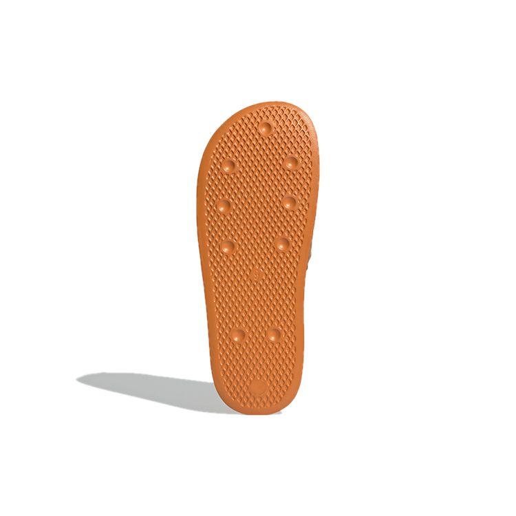 adidas Оригинальные Adilette Lite Толстая подошва Уличные Цельнолитые Легкие Модные Удобные Резиновая подошва Шлепанцы Унисекс Сандалии Оранжевый GX8892