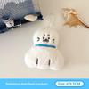 Seal Plush Pendant Stuffed Animal Keychain Cartoon Racket Seal Creative Ornament for Handbag Backpack Charm