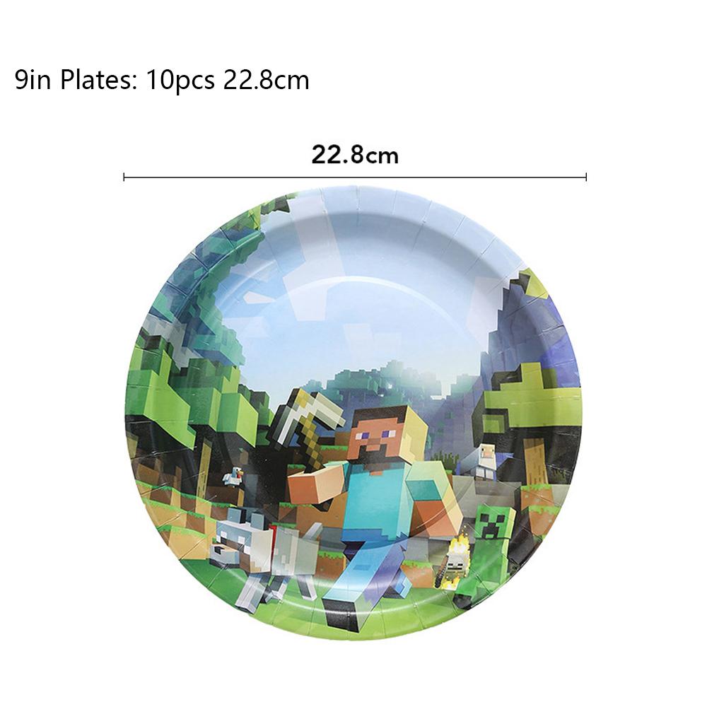 51 шт. принадлежности для вечеринки по случаю дня рождения шахтера включают скатерть, тарелки, салфетки, чашки