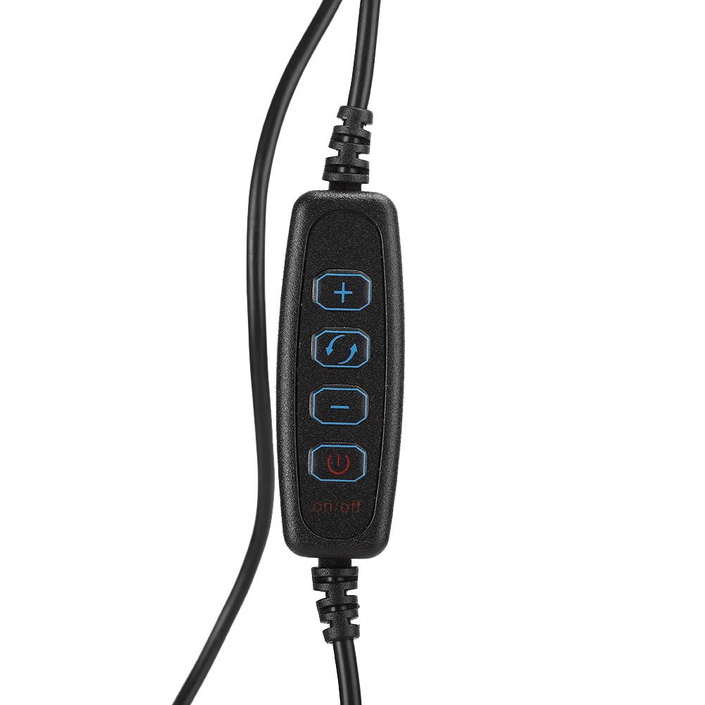 Регулируемая настольная лампа для татуировок, гибкая светодиодная кольцевая лампа для микроблейдинга и макияжа