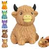 Сенсорная игрушка «Шотландская корова» для медленного сжатия, Сенсорные игрушки, Стресс-болл «Шотландская корова», Подарок, Снятие тревожности, Игрушка-антистресс, Сувенир на вечеринку