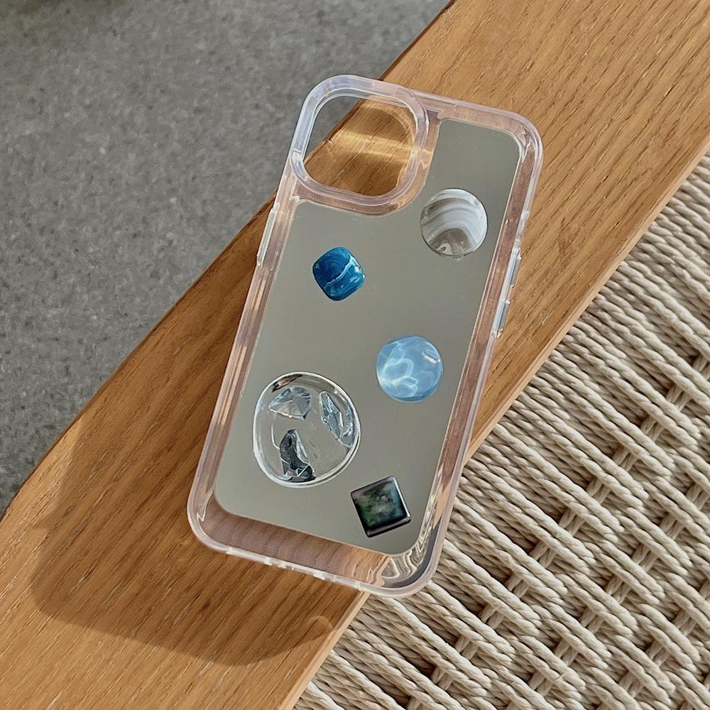 Ins Cool Холодное зеркало чехол для телефона с драгоценными камнями для Iphone 14 12 11 13 Pro Max модный акриловый защитный чехол