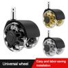 Transparent Office Chair Caster Wheel PU Chair Wheels Safe Mute Wheel