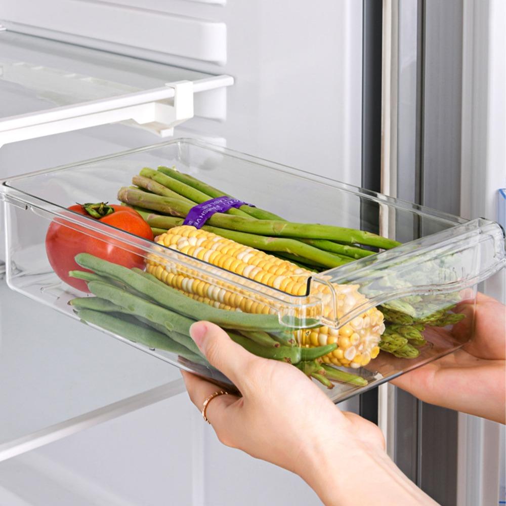 Pull Out Design Refrigerator Drawer Organizer Refrigerator Storage Container  Food Storage