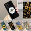 Красивый желтый чехол-подсолнух для телефона Samsung Galaxy note 10 pro S26 Ultra S23 S24 FE S25 S21 S22 PLUS ударопрочный