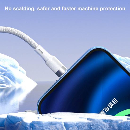 Кабель для передачи данных «3-в-1», 100 Вт, быстрая зарядка, максимальная защита аккумулятора 6 А, тип C/Micro USB/8-контактный эффективный зарядный кабель