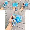 Очаровательный брелок Дораэмон с мыльными пузырями, ПВХ, мультяшный, игрушка для снятия стресса, подарок