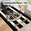 Custom Text Printed Rug Newcastle United FC Non Slip Floor Carpet For Home Room Decor