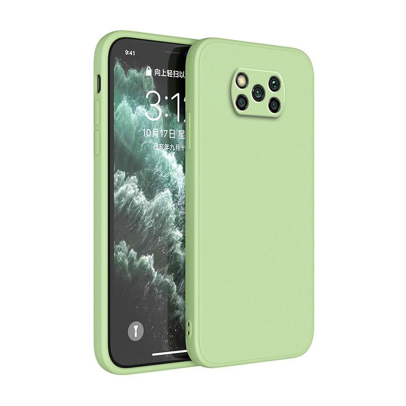 Оригинальный чехол для Xiaomi POCO X3 Pro NFC X4 GT Camera Protect Square Liquid Silicone X3Pro X4GT 5G Soft Luxury Thin Cover Fundas