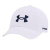 Under Armour Мужская кепка для гольфа, один размер, белая, дышащая, унисекс, отводящая пот, быстросохнущая, легкая, серая, (приблизительно. 55,8см-59,7см),
