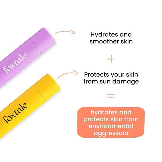 Foxtale Dewy Skin Duo | Увлажняющий крем с керамидами - 50 мл + Солнцезащитный крем Dewy Finish 50 мл