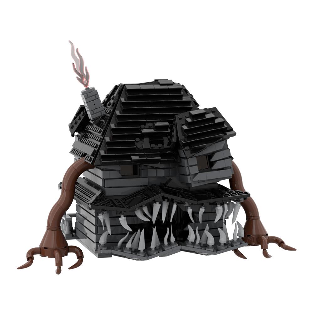 MOC Monster House-without light Building Blocks