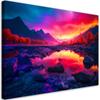 Canvas Print, Colorful Sky In the Mountains