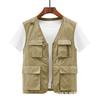 Жилет для фотографии, мужской карманный жилет для весеннего и осеннего отдыха, быстросохнущий дышащий жилет для рыбалки