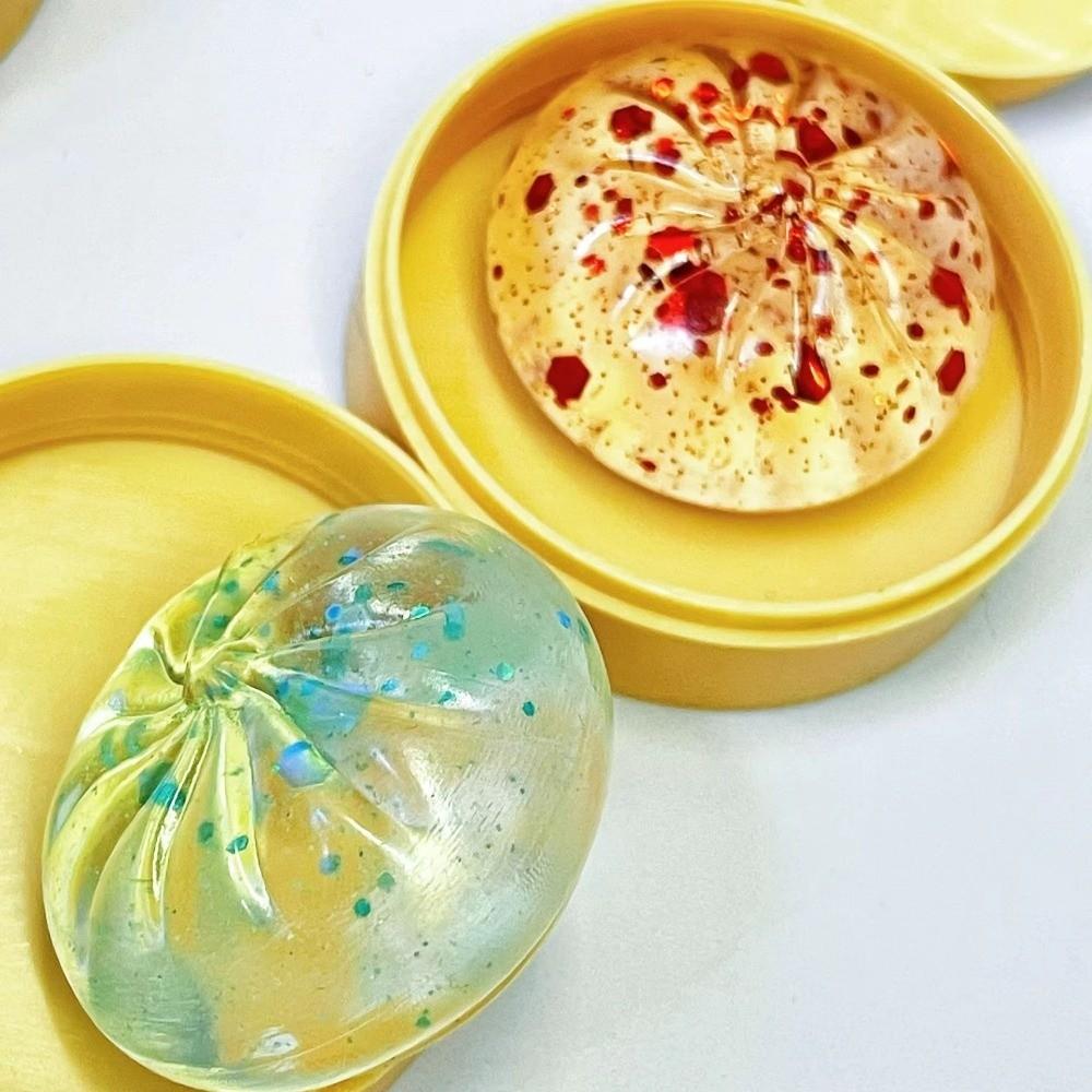Mini Size Squeezable Toys Slow Rebound Fidget Sensory Toy Steamer Bun Squishy Fidget Toy Play Set