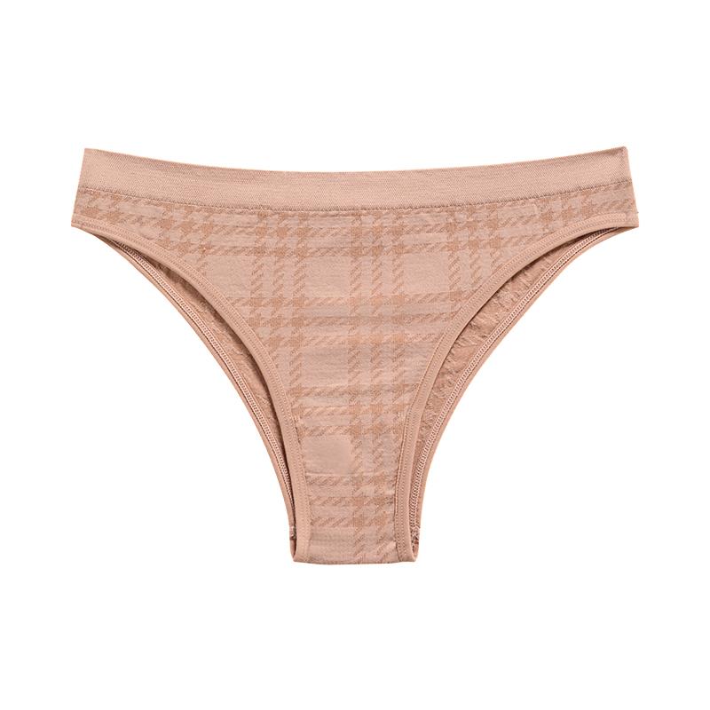 CINOON Sexy Women Briefs Low Rise Solid Color Panties No Trace Breathable Lingerie Soft Sport Underpant