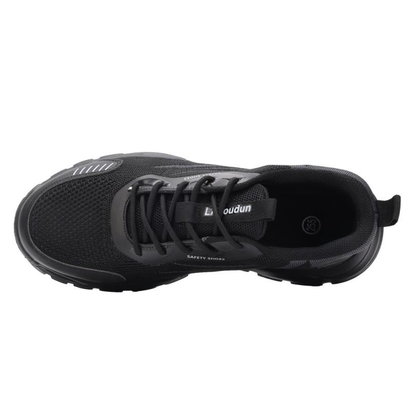 Lightweight Safety Shoes Men Steel Toe Cap Anti-Puncture Slip Resistant Work Boots Low Cut Industrial Footwear