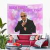 Mr Worldwide Been There Done That Pitbull Wall Tapestry Funny Meme Wall Hanging for Hostel Dorm Decor
