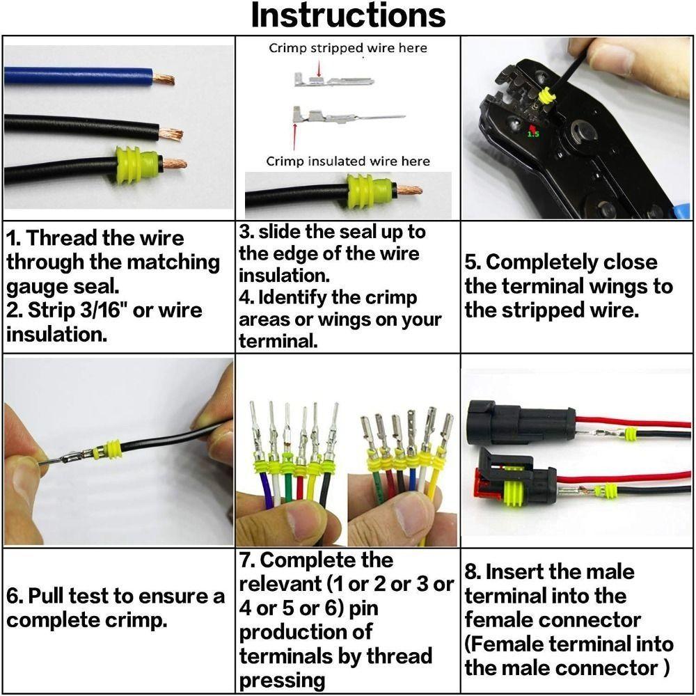 Пара male/female Электрический разъем для автомобиля 300В 12В Жгут проводов Штекер Автомобильный ремонт