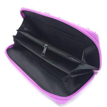 Nightmare Before Christmas PU Long Zip Wallet for Women Single Zipper Clutch Cosmetic Bag Jack Skellington Print 3pcs