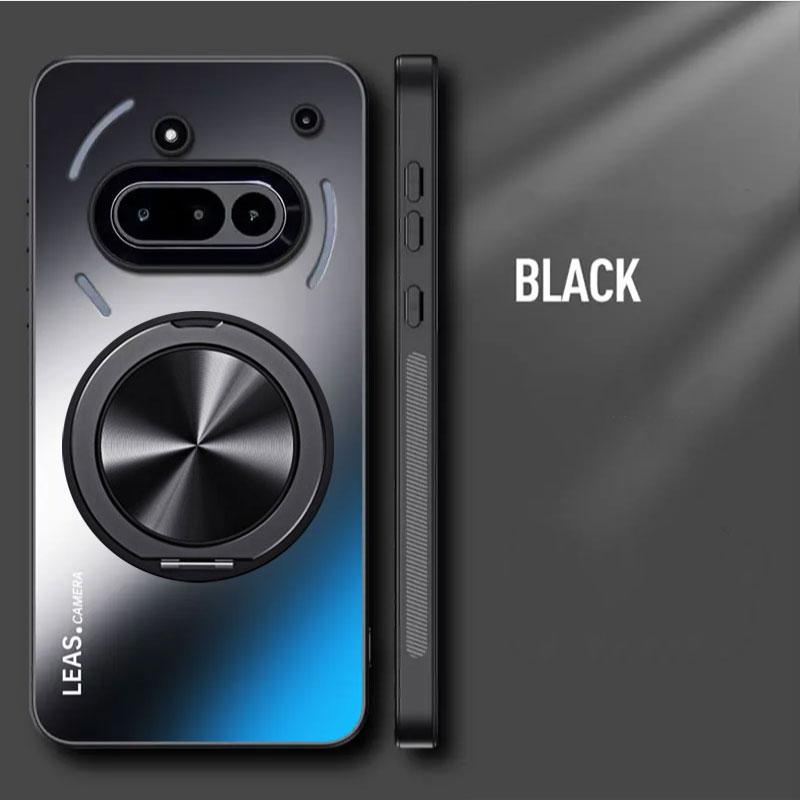 Magnetic Case for Nothing Phone 3A Pro Matte Shockproof Hard Bumper Stand Holder Cover Cases for Nothing Phone 3A 2A CMF Phone 1