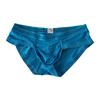 Men Briefs Solid Color Low-rise Ice Silk Briefs U-Convex Large Space Not Tight