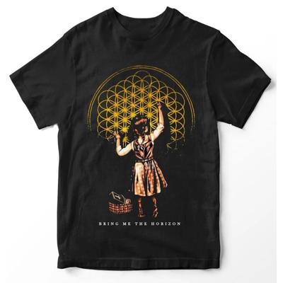 Bring Me The Horizon Для Фанатов Плотный Хлопок Черная Футболка Все Размеры US195