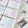 6pcs/30pcs Folding Photo Card Back Card Kpop Packing Fixed Cardboard Photocard Holder  Idol Photo