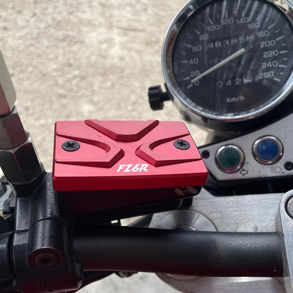 Для Yamaha FZ6R Fazer FZ6 R FZ 6R 2017 2016 2015 2014 2013 FZ6R 2009-2017 мотоциклетный передний бачок тормозной жидкости, масляная крышка