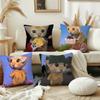 Забавная абстрактная кошка Наволочка Подушка Декор Комната Дом Диван Гостиная Офис Автомобиль Нордическая Простота