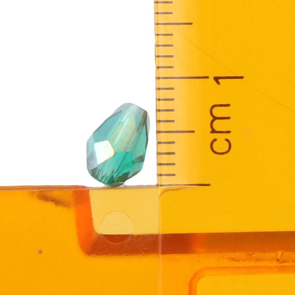 200 шт. Каплевидные синие стеклянные бусины Хрустальные бусины Подвеска Хрустальная подвеска Ожерелье