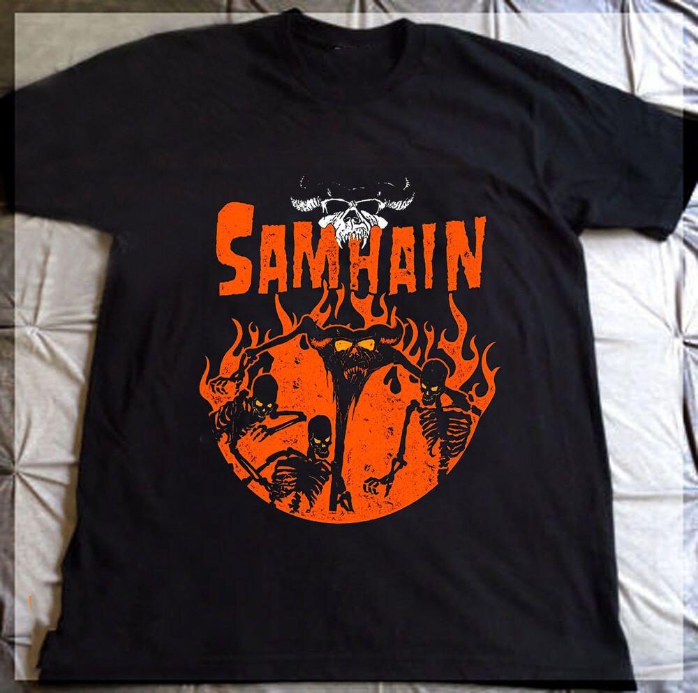 SAMHAIN band Concert Tour T-shirt Black Unisex All Sizes S-5XL
