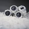 Casio G-Shock Серия Snow Camouflage Квадратные Водонепроницаемые Ударопрочные Для активного отдыха Кварцевый механизм Ремешок из смолы Мужские часы Белые DW-5600GC-7PR