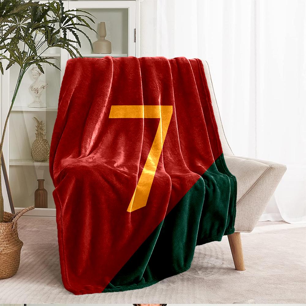 7 Theme Printed Blanket - Perfect for Couch, Bed, Travel & Outdoor Use | Machine Washable, Cozy & Durable.
