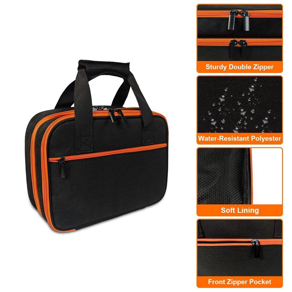 Двухслойная электрическая сумка для инструментов Портативная сумка для инструментов механика Чехол для мультиметра Профессиональное использование